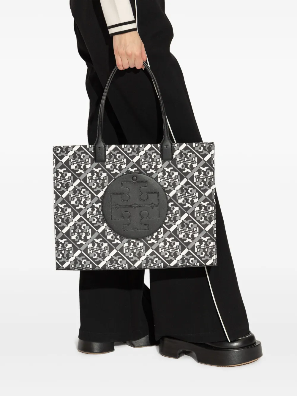 Tory Burch medium Ella tote bag - Zwart