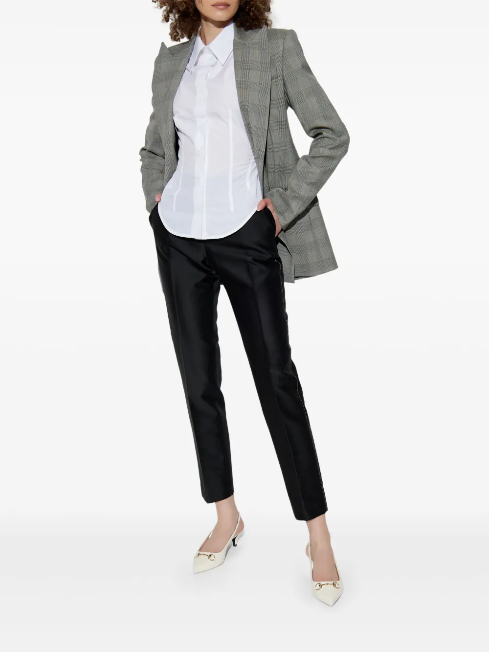 Sportmax Astro double-breasted blazer - Grijs