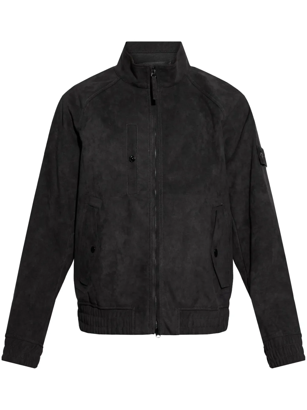 Stone Island Alcantara Ghost bomberjack Zwart