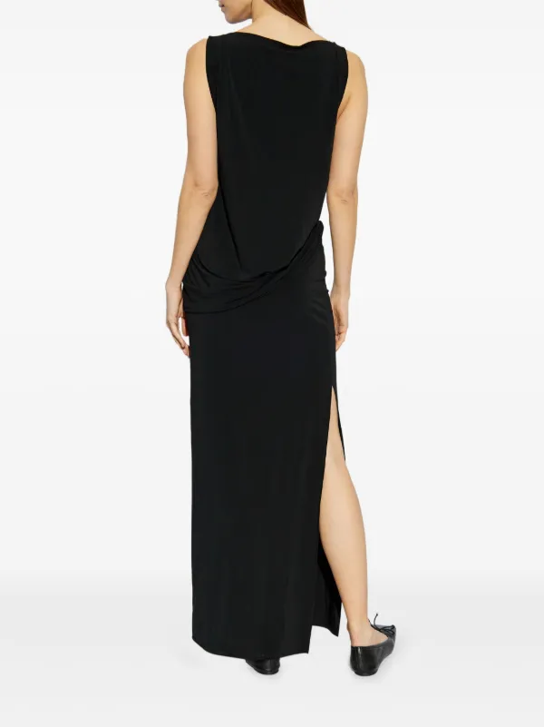 Jacquemus The Peplo Maxi Dress | Black | FARFETCH