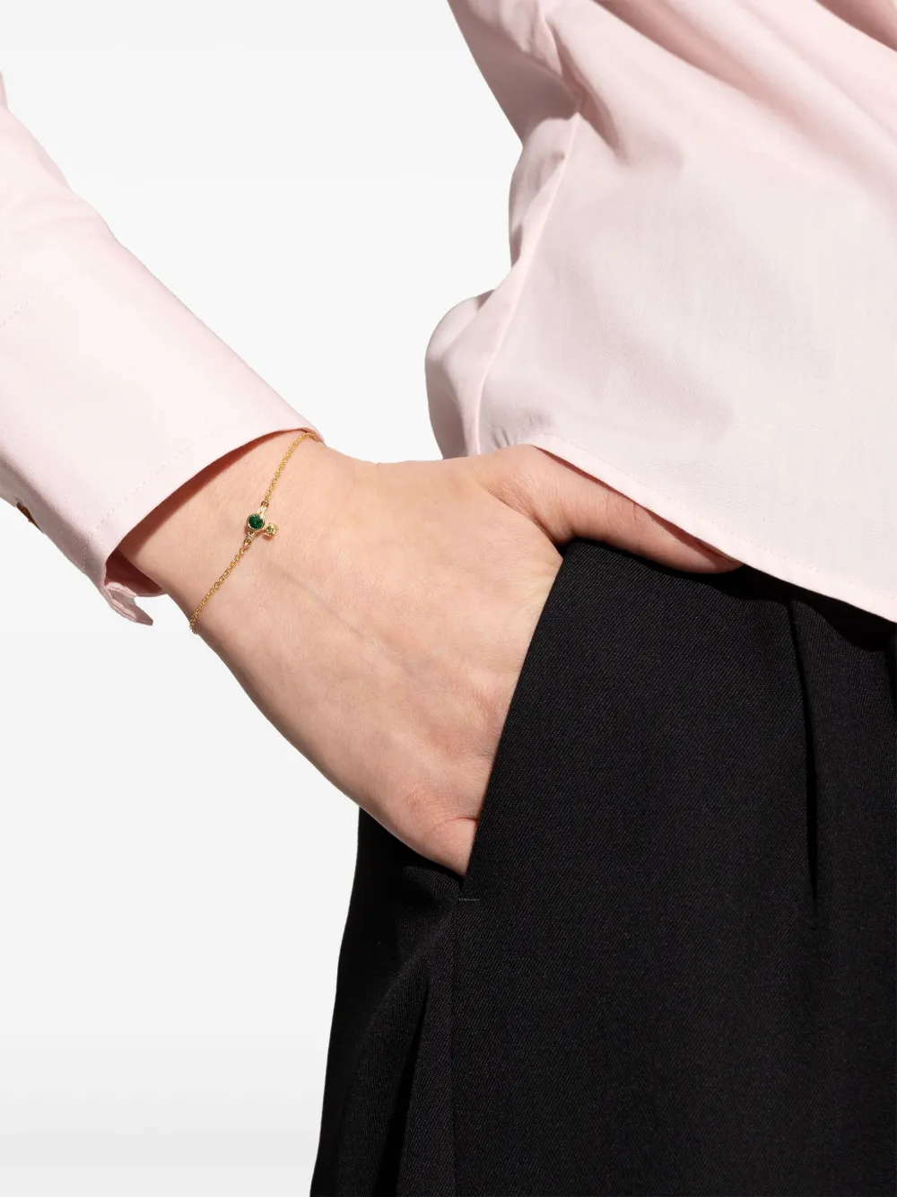 Vivienne Westwood Armband met logo - Goud