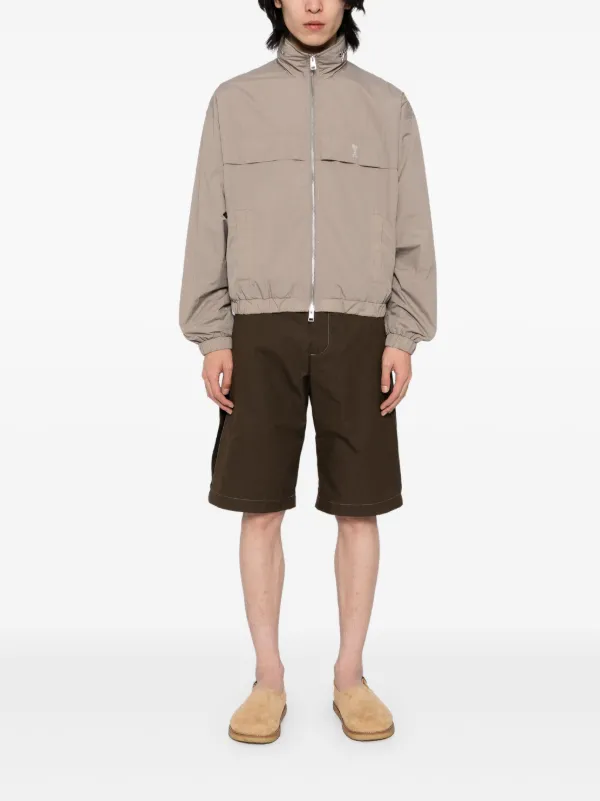 AMI Paris ウインドブレーカー | ブラウン | FARFETCH JP