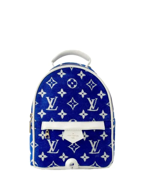 Louis Vuitton Pre-Owned 2017-2024 Monogram Jacquard Velvet Palm Springs Mini backpack