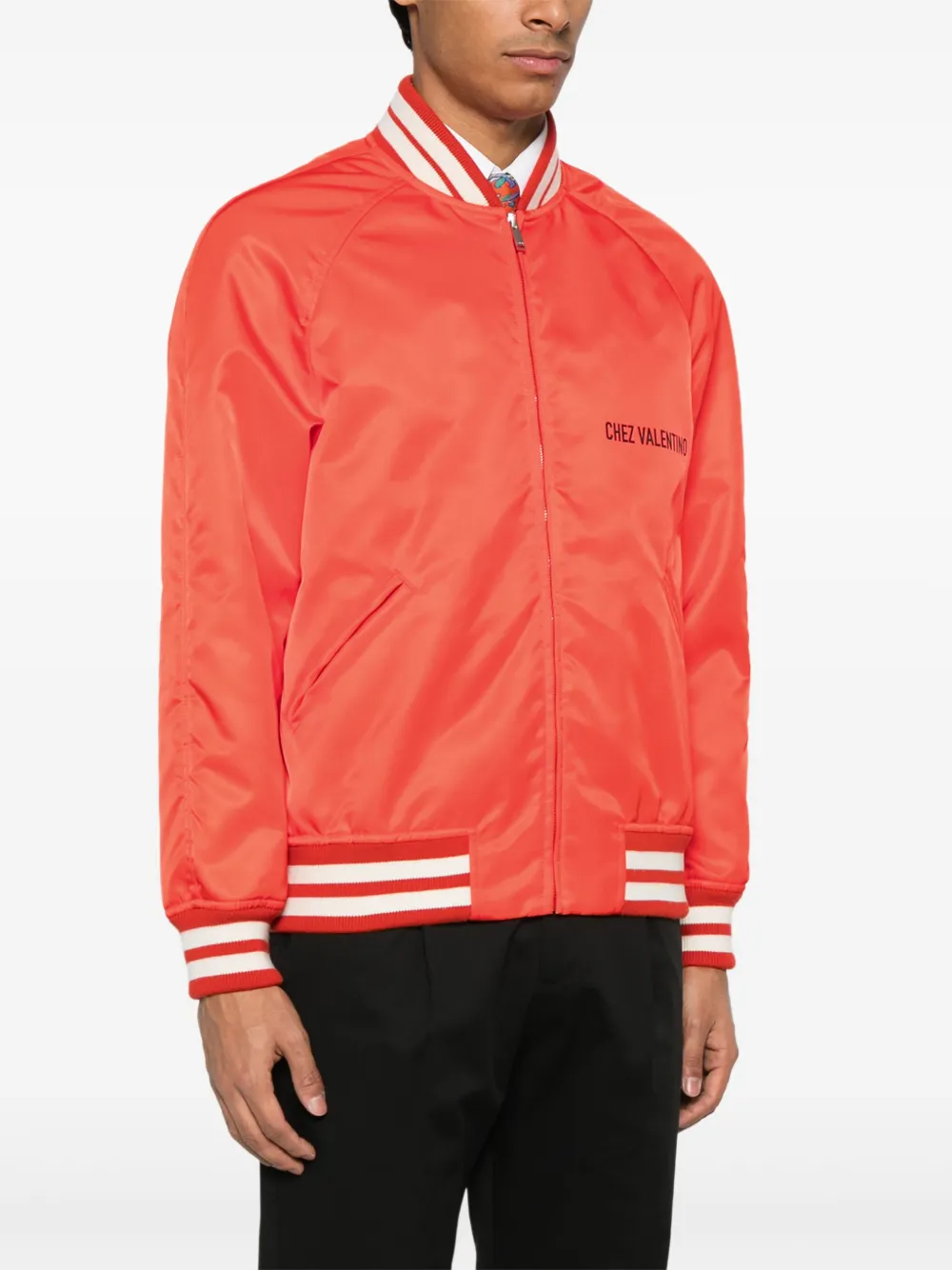 Valentino Garavani Bomberjack met Chez-print Oranje