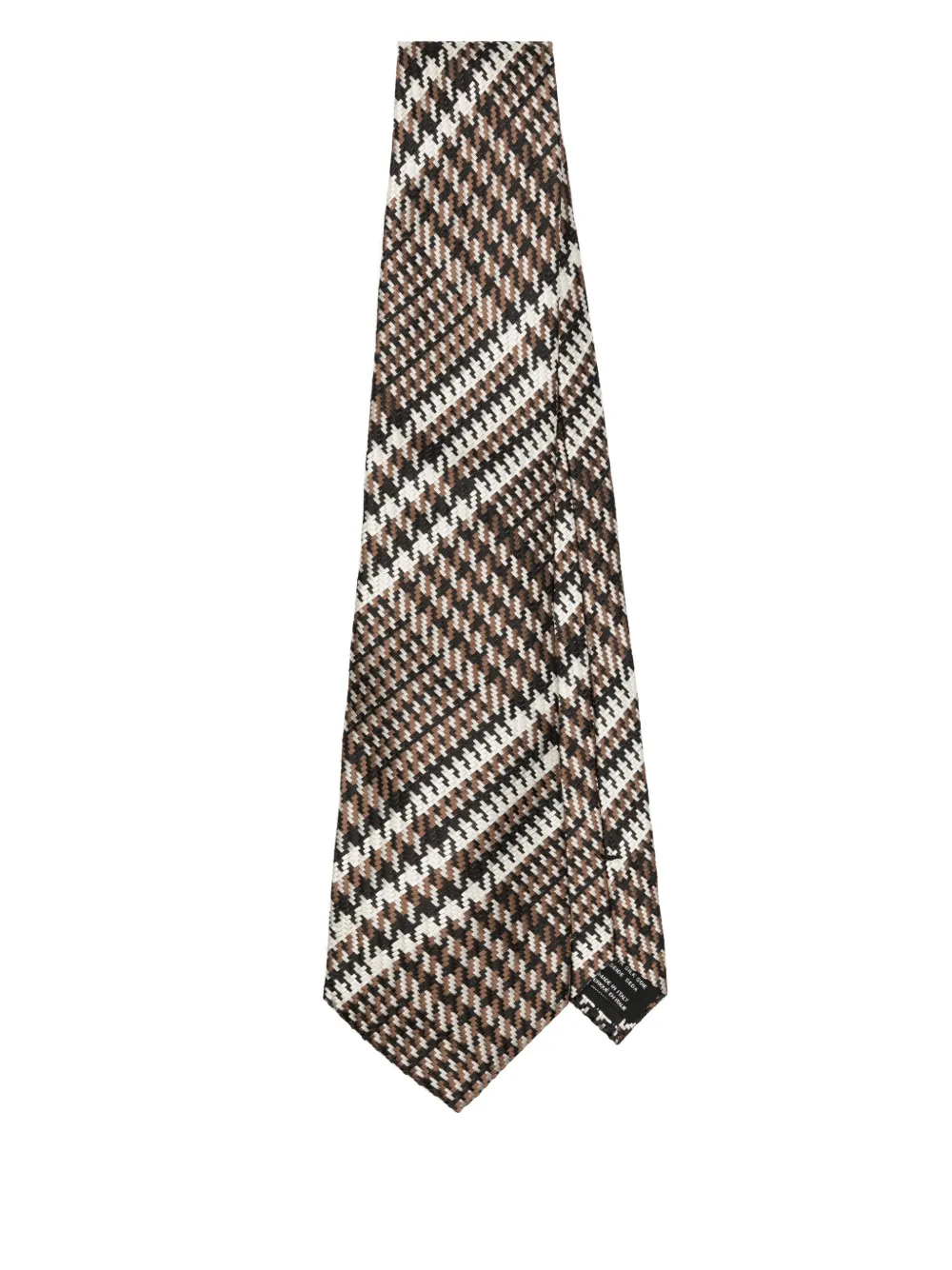 TOM FORD cravate à motif de chevrons | marron | Image 1
