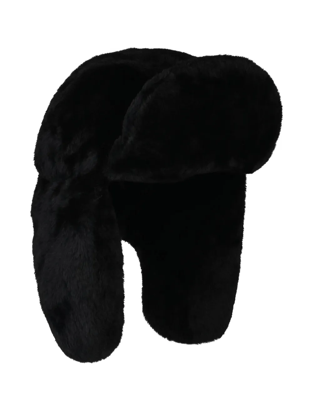 Ruslan Baginskiy Ear-flap Faux-fur Hat In Black