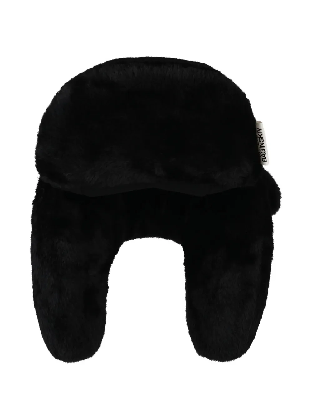 Ruslan Baginskiy Ear-flap Faux-fur Hat In Black