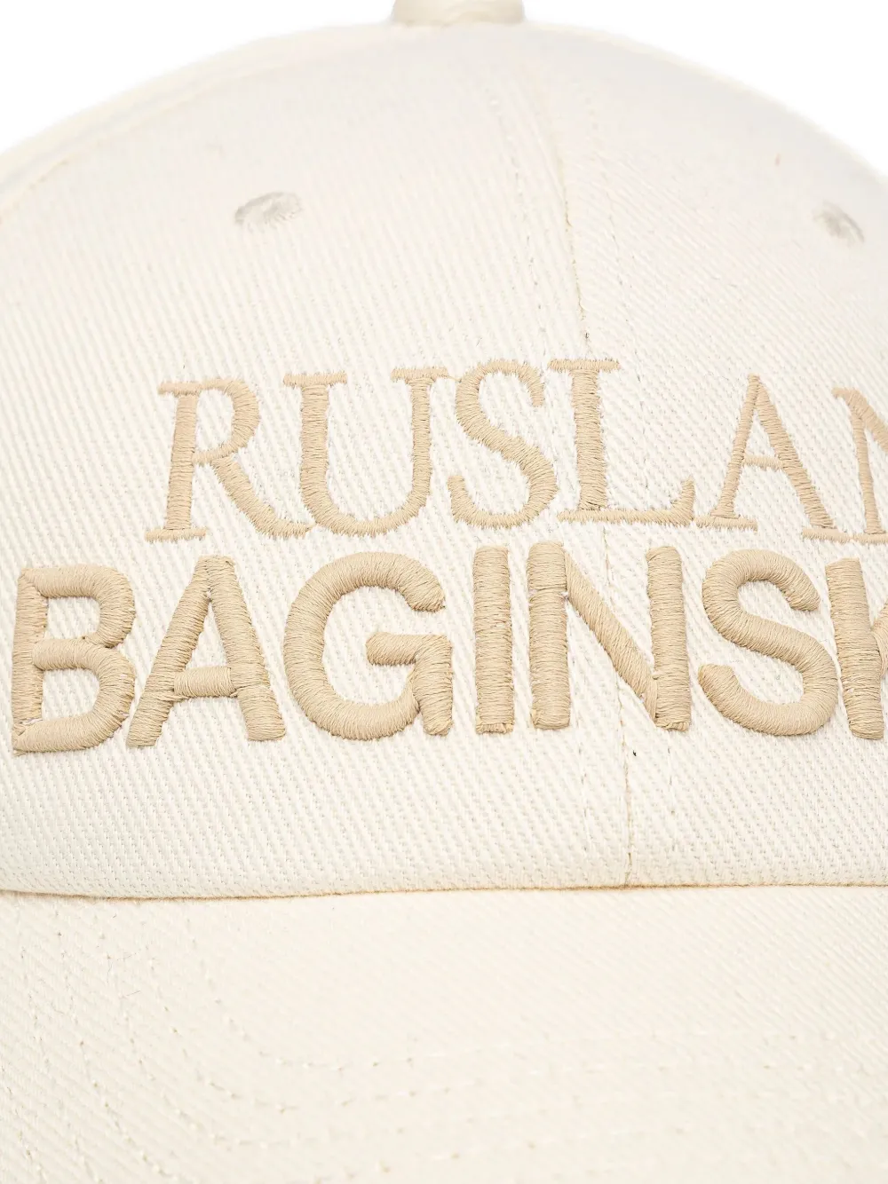 Ruslan Baginskiy cotton baseball cap - Beige