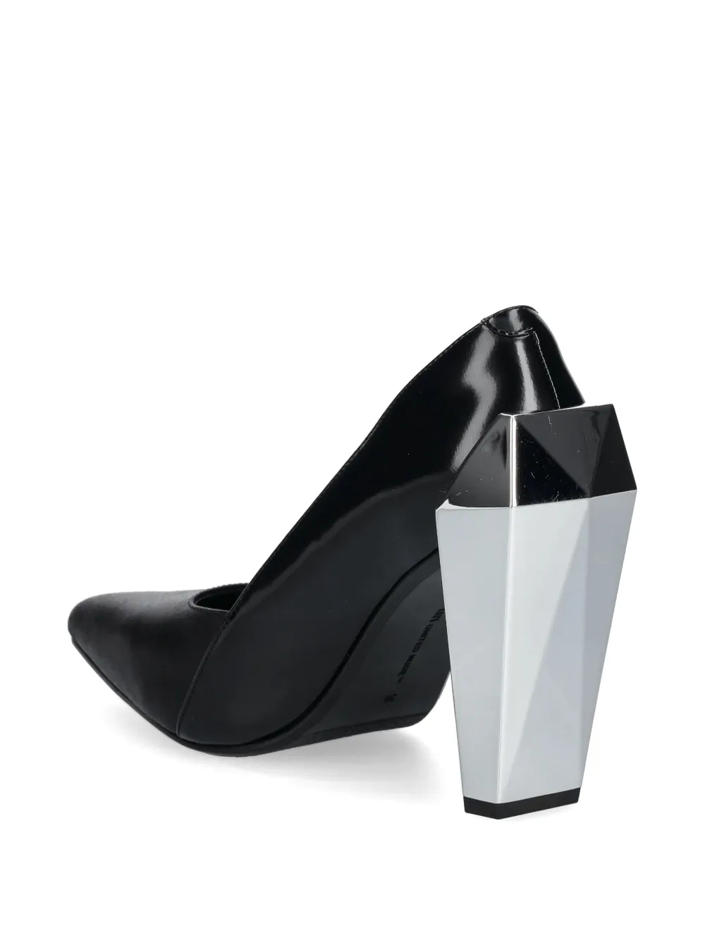 United Nude 105 mm leren pumps Zwart