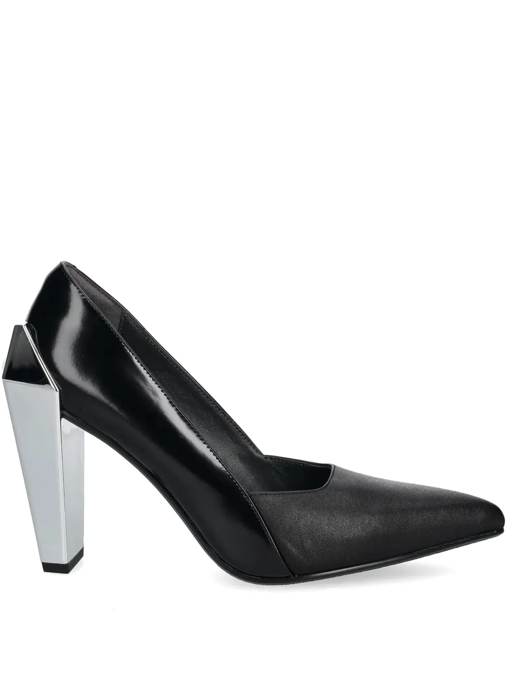 United Nude 105 mm leren pumps Zwart