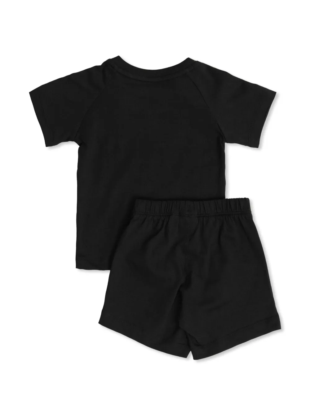 adidas Kids logo-print shorts set - Zwart