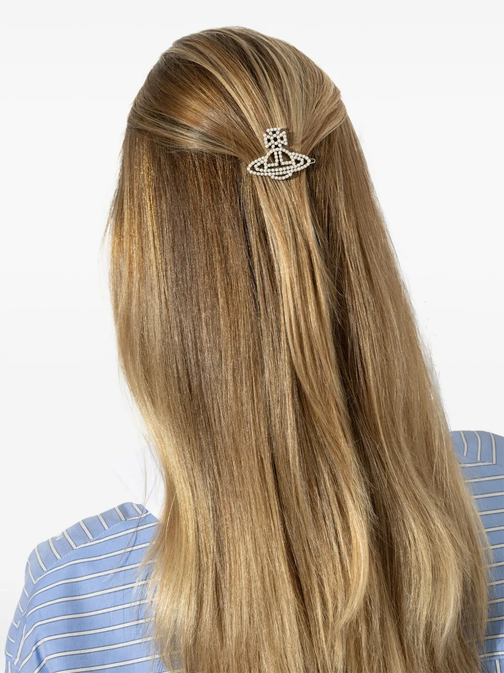 Vivienne Westwood Orb haarclip Wit