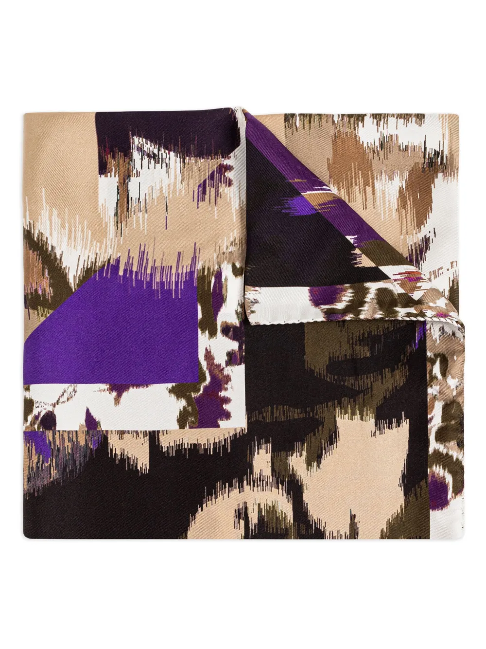 Max Mara Carre Scarf In Multi