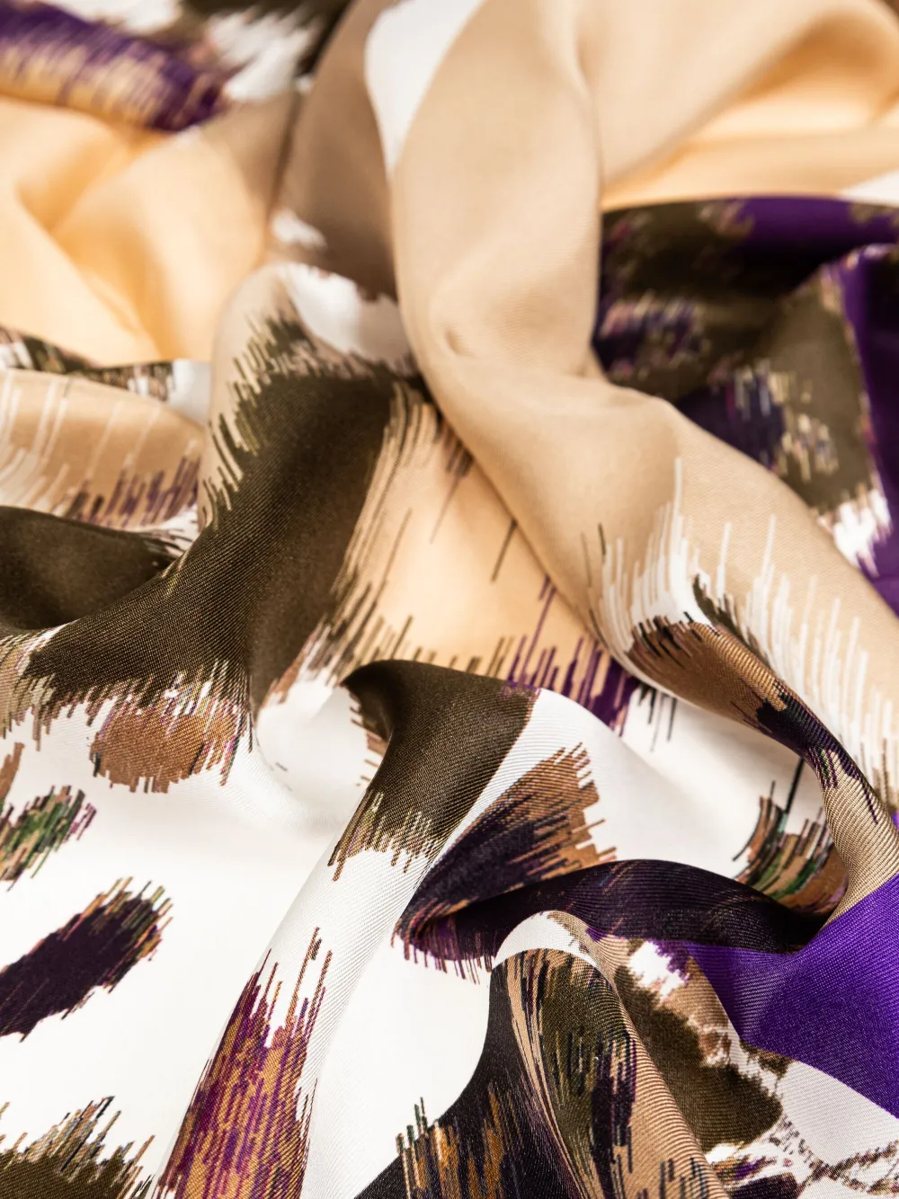Max Mara Carre Scarf In Multi
