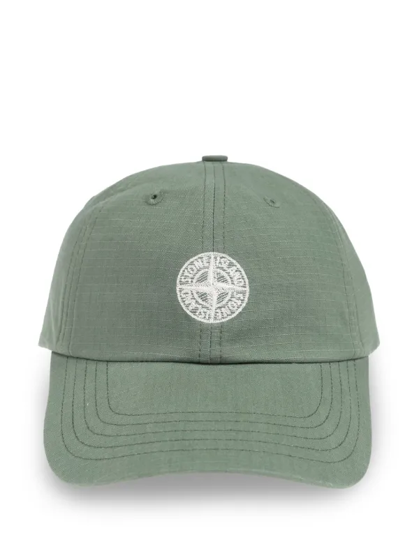 【STONE 】コンパスロゴキャップ Stone Island コンパスモチーフ キャップ | グレー | FARFETCH JP 帽子