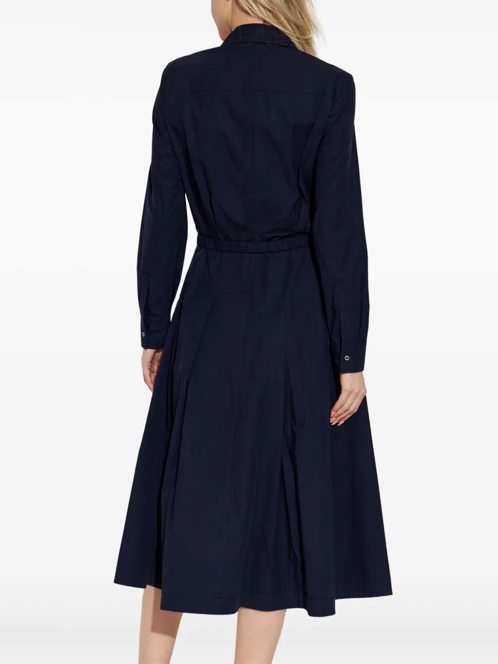 Tory Burch Midi-jurk met ceintuur Blauw