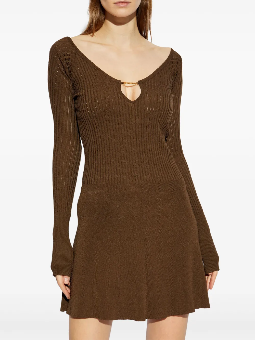Jacquemus La Robe mini-jurk Bruin