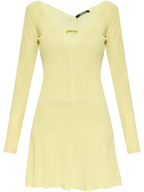 Robe courte nervurée La Robe - Jacquemus - Modalova