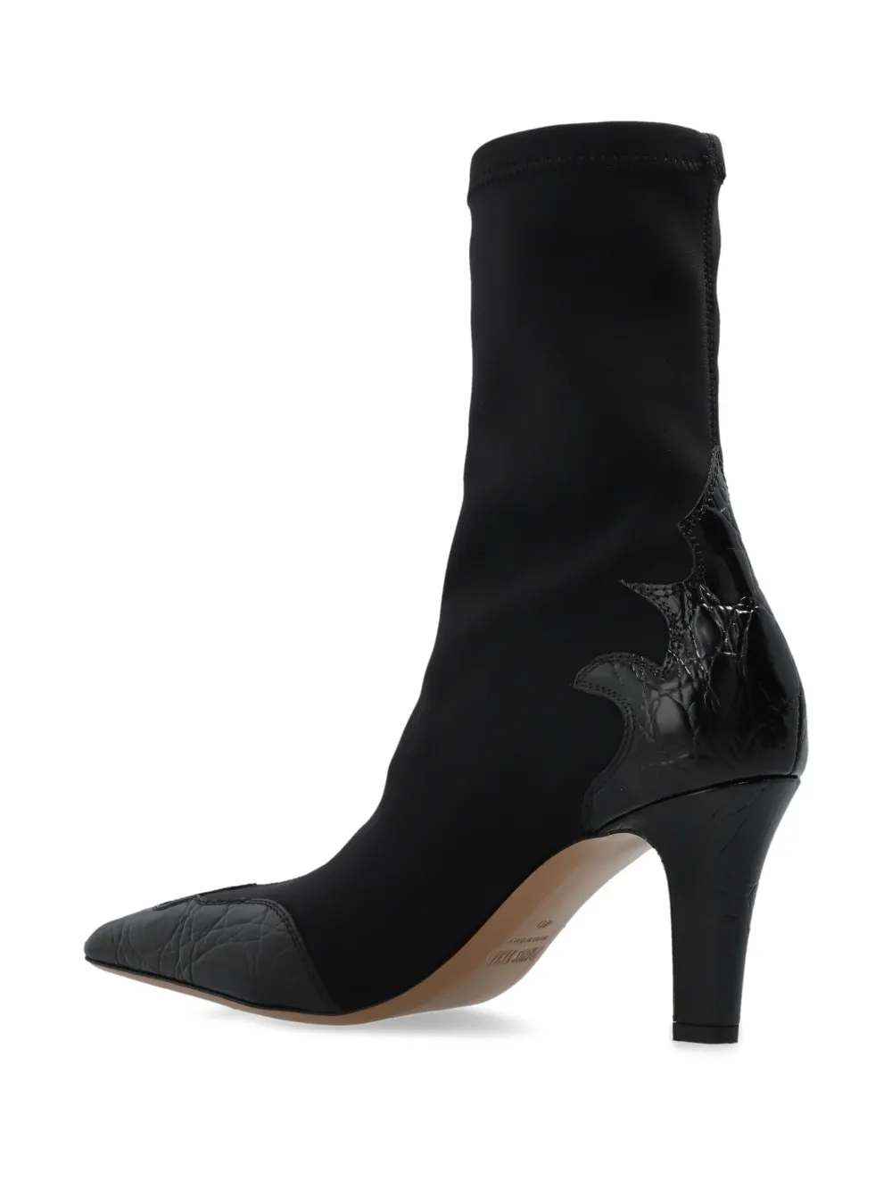 Paris Texas 75mm Belle Western ankle boots Black