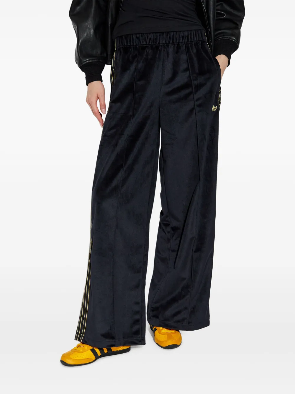adidas Fluwelen trainingsbroek Zwart