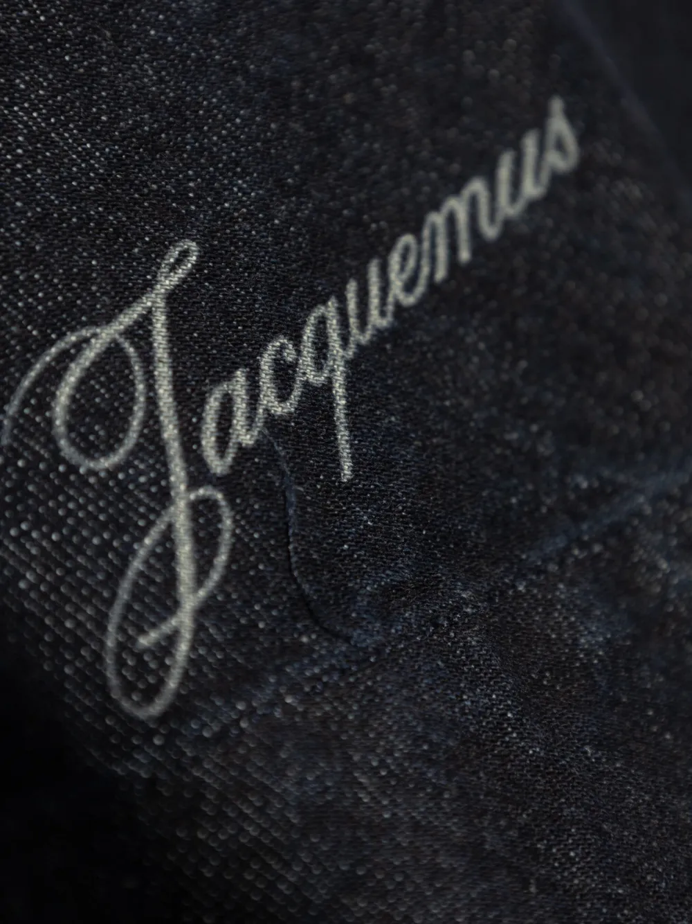 Shop Jacquemus The Salon De-nîmes Denim Skirt In Blue