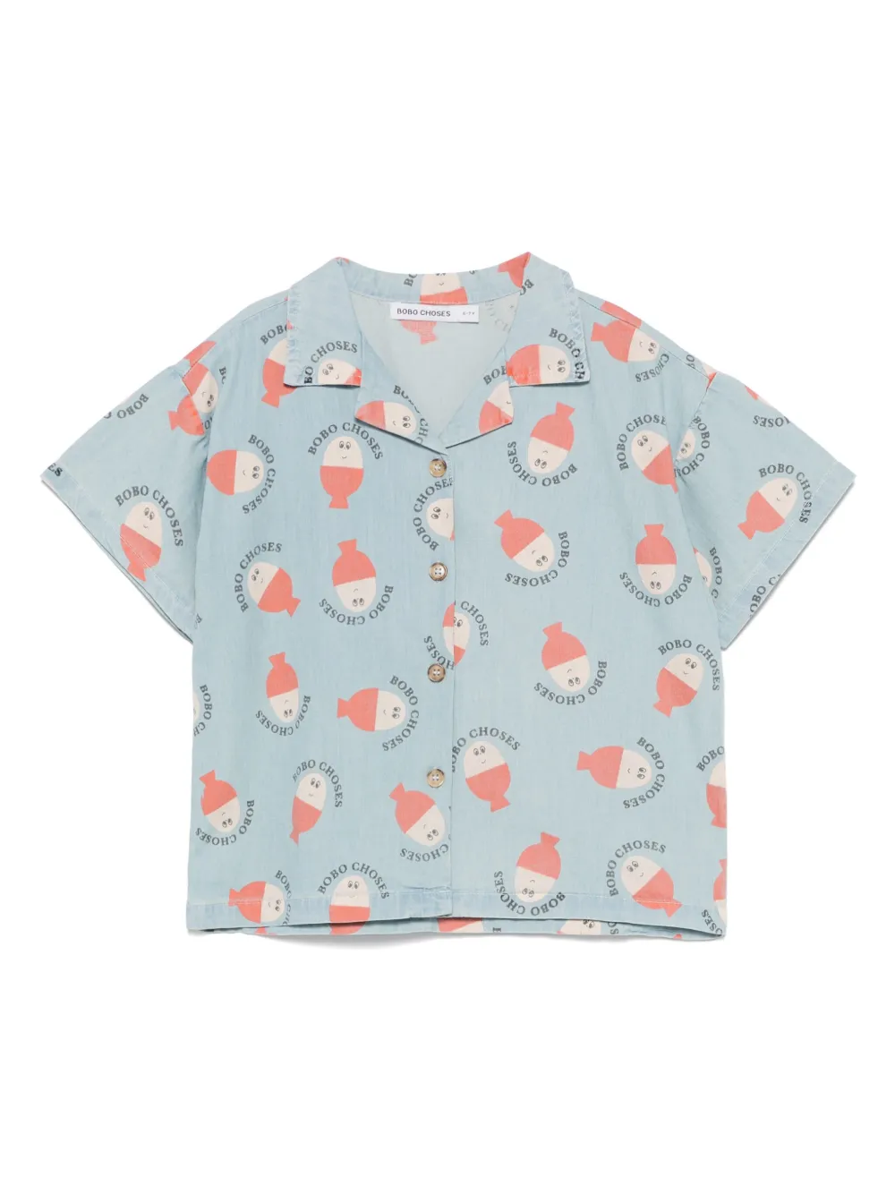 Bobo Choses Morning Egg shirt Blauw