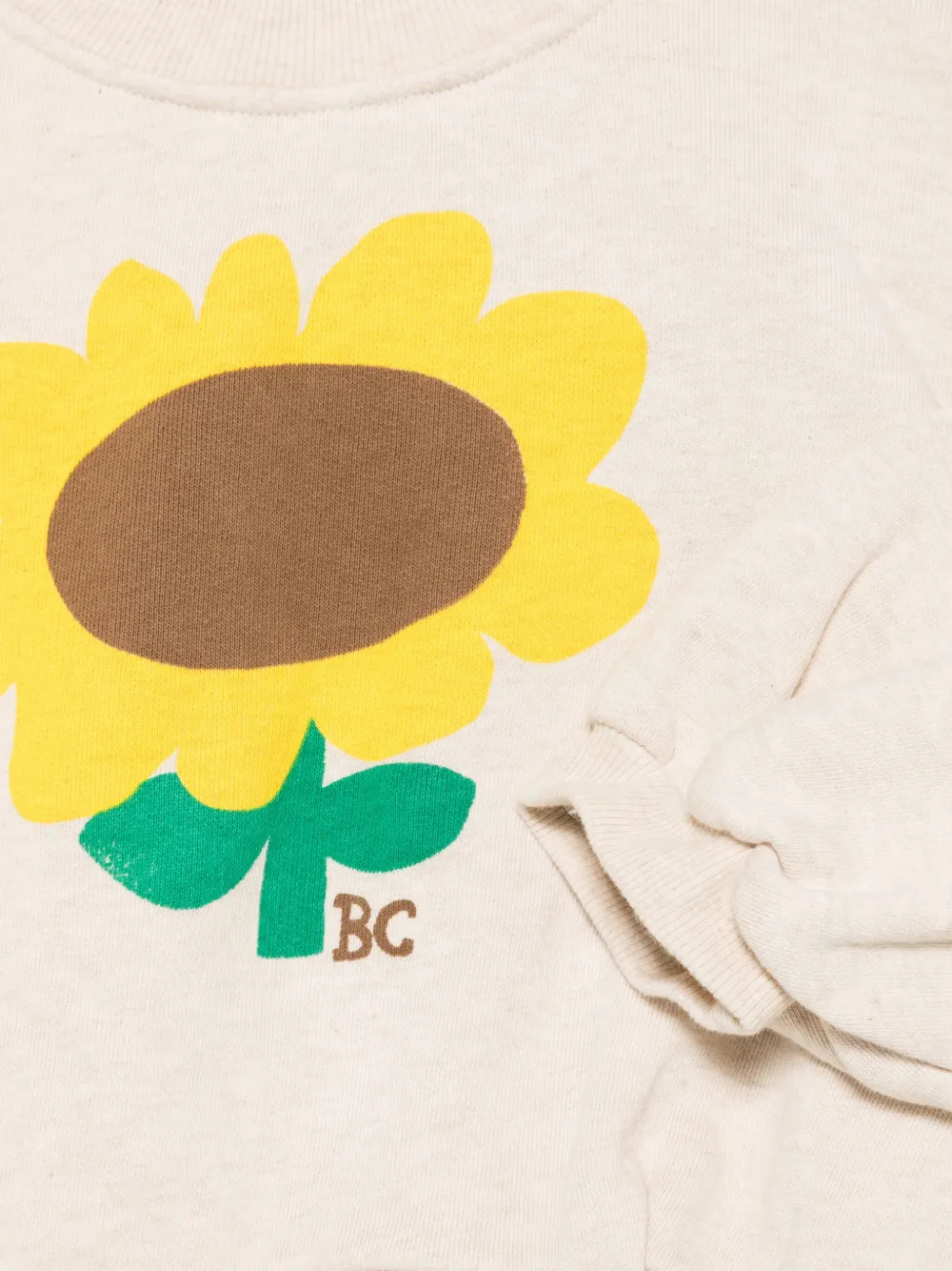 Bobo Choses Sweater met print Beige