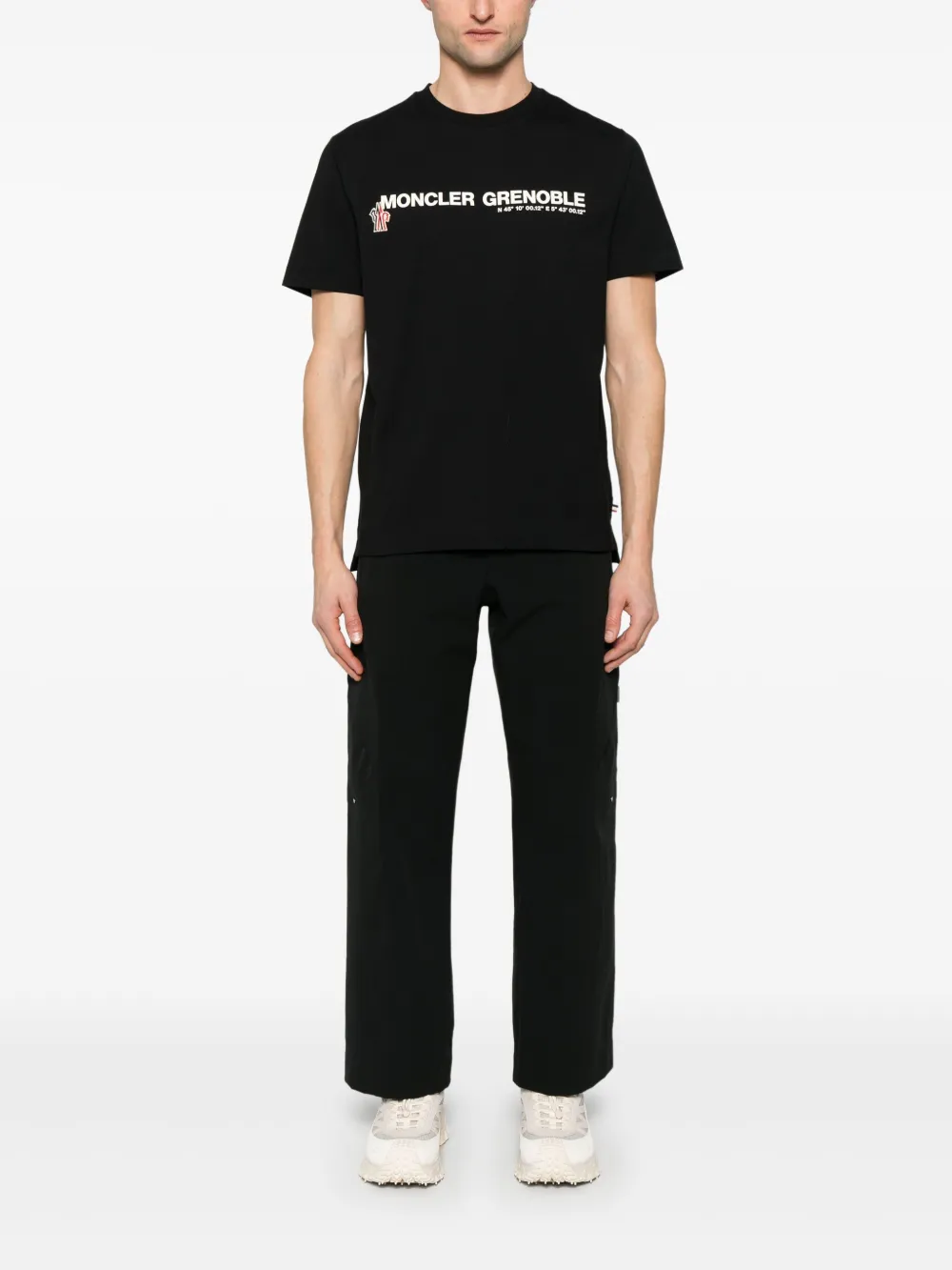 Moncler Grenoble short-sleeve T-shirt - Zwart