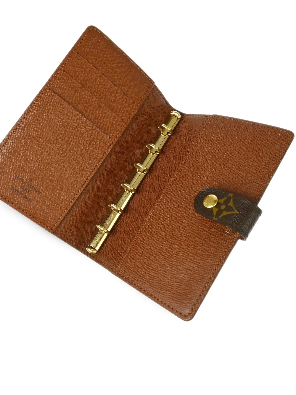 Pre-owned Louis Vuitton 2004 X Takashi Murakami Agenda Pm Notebook Cover In 褐色