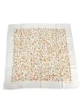 Hermès Pre-Owned 1990-2000s Red Berries scarf - White