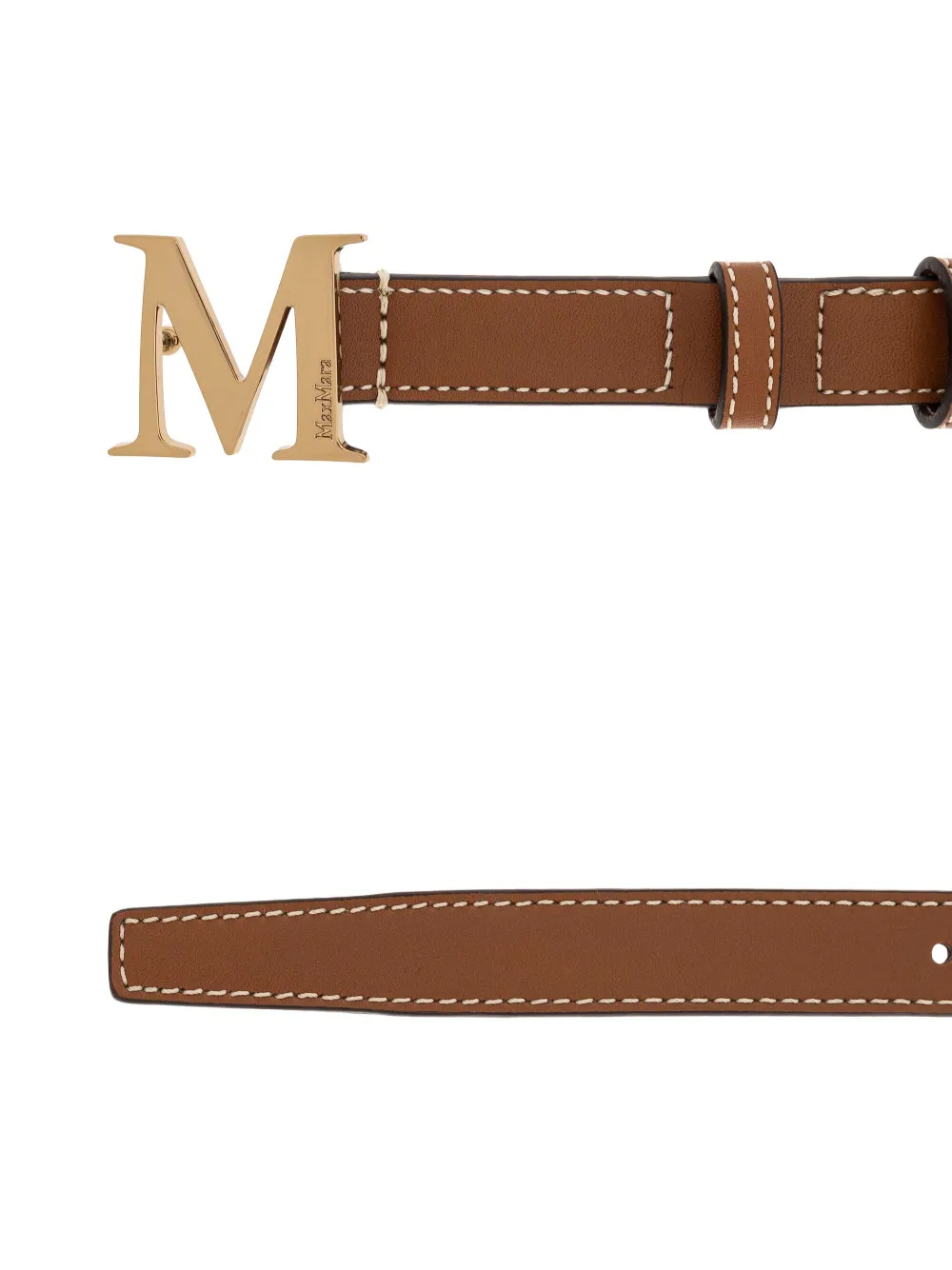 Max Mara Classic belt - Bruin