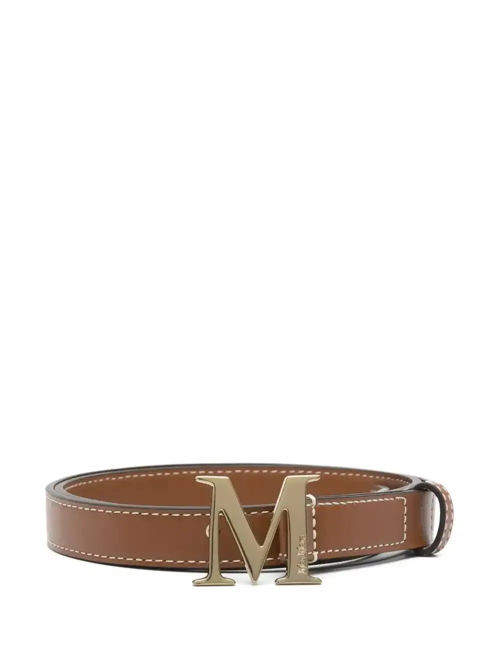logo-buckle belt