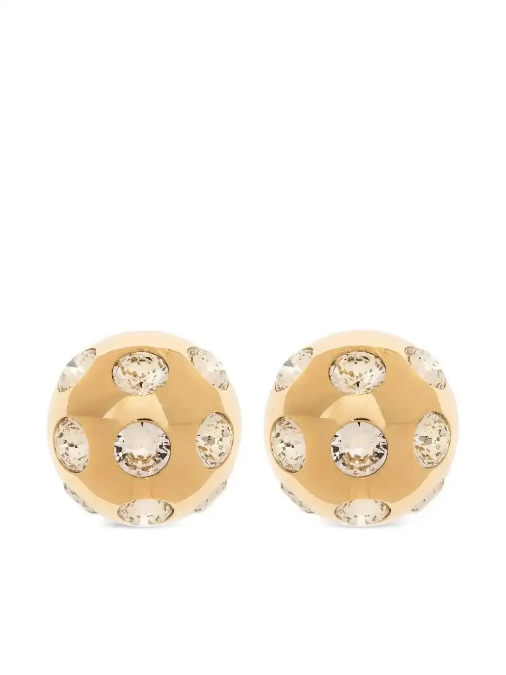 Jacquemus Rond Carré Earrings In Gold