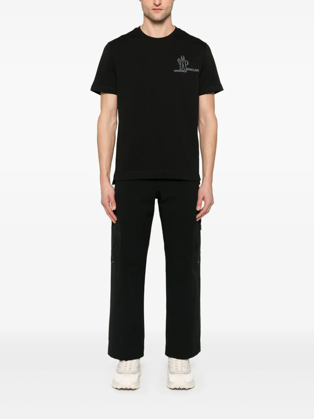 Moncler Grenoble short-sleeve T-shirt - Zwart