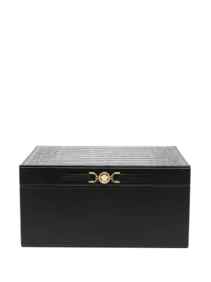 Versace Main Compartment Jewellery Boxes | Black | FARFETCH
