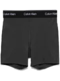Calvin Klein logo-waistband compression shorts - Black