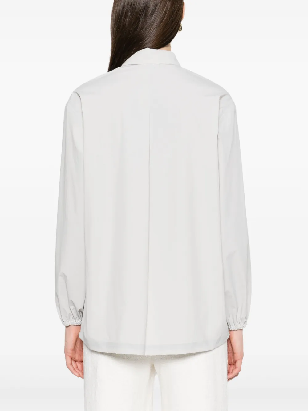 Herno Blouse met textuur Grijs