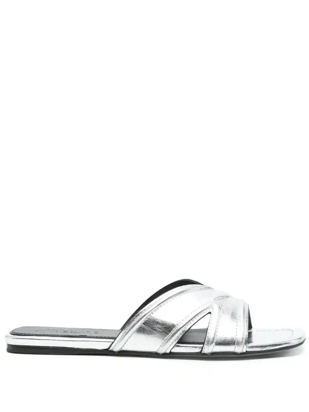 Zadig & Voltaire Azura Slides In Silver