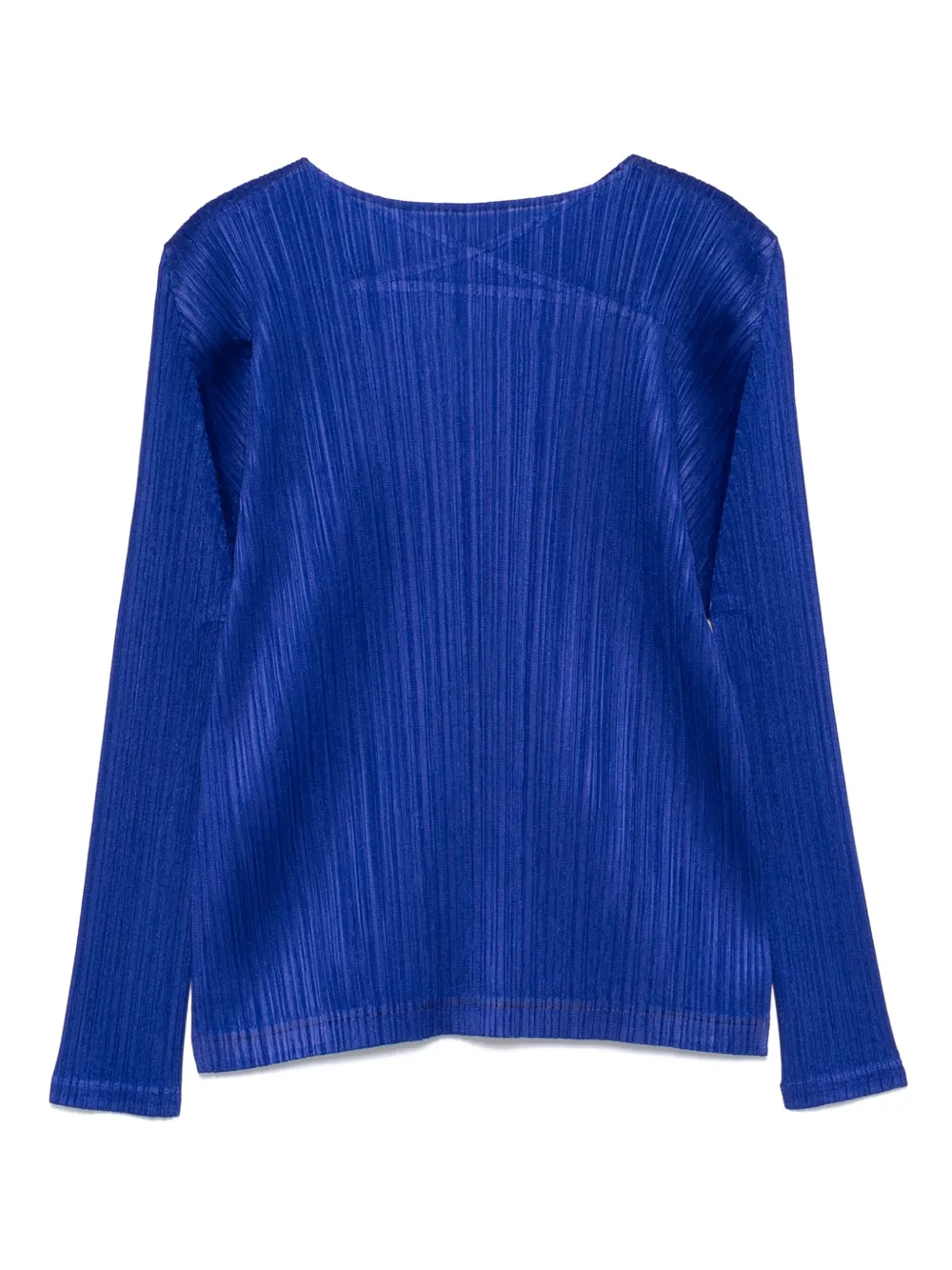 Pleats Please Issey Miyake Light Wave blouse Blauw