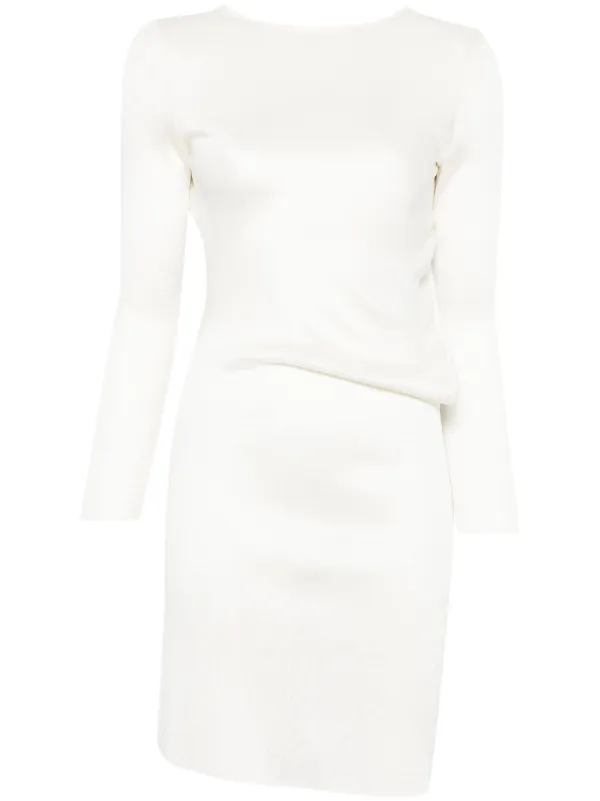 【関税込み】TOM FORD ホワイト カットオフ ミニワンピース TOM FORD cut-out Mini Dress | White | FARFETCH