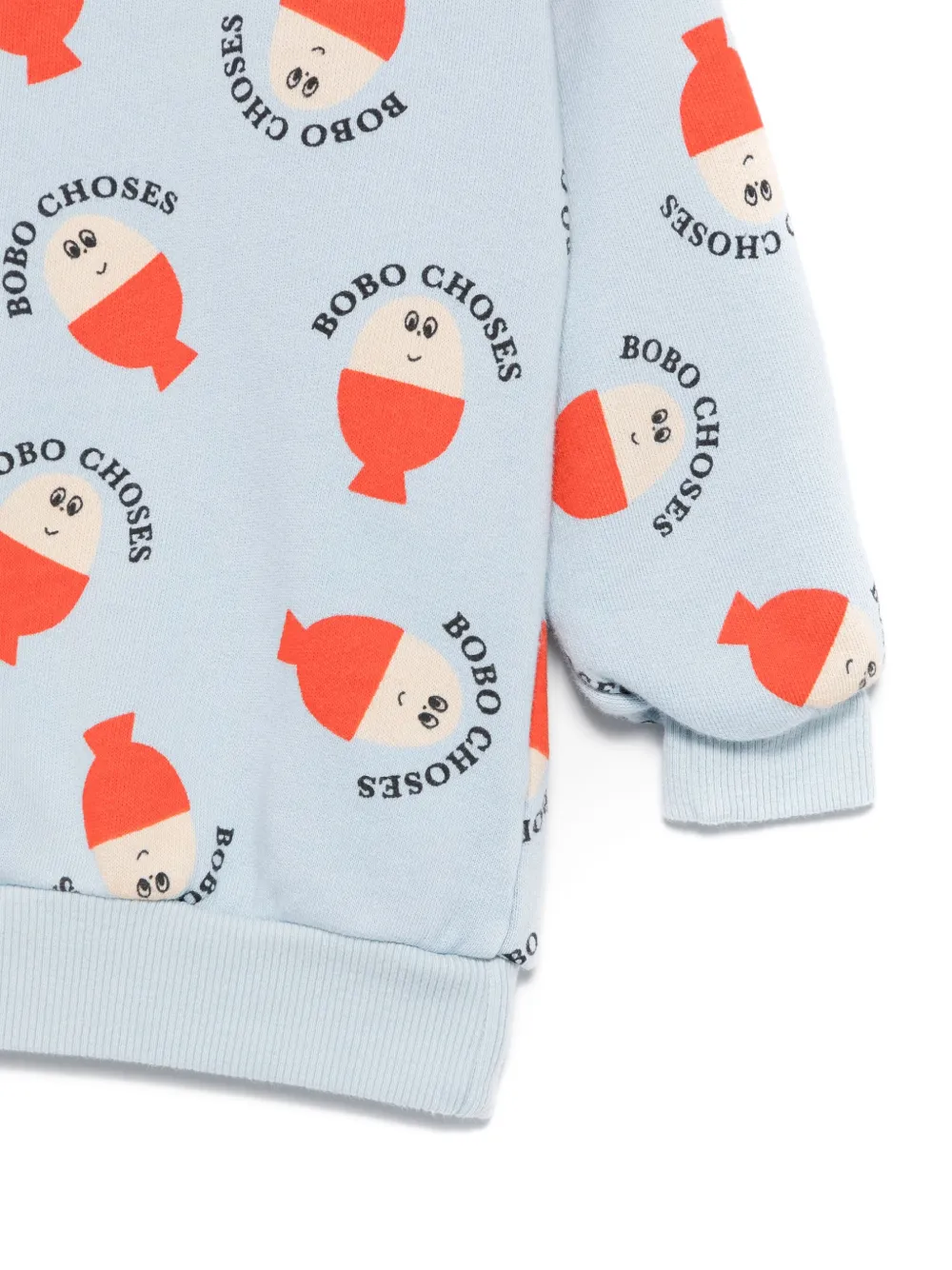 Bobo Choses Morning Egg sweater Blauw