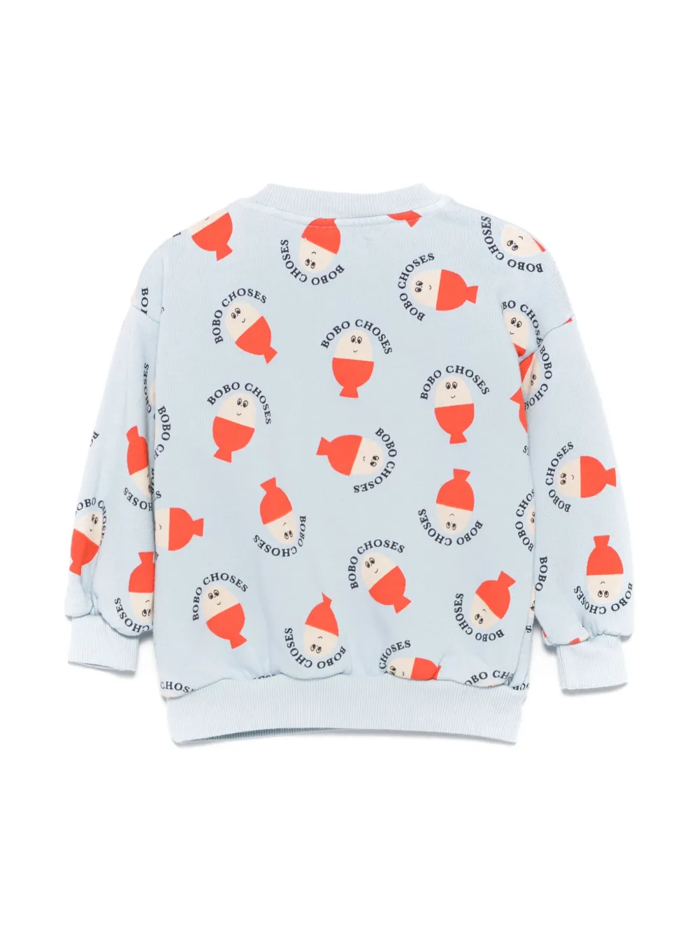 Bobo Choses Morning Egg sweater - Blauw