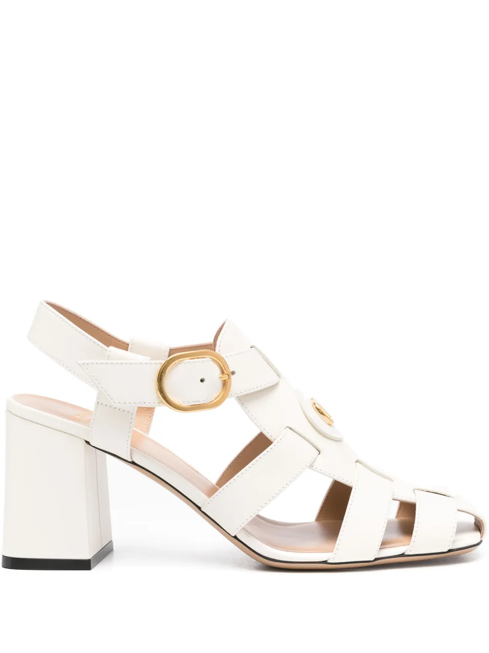 Valentino Garavani 80mm VLogo sandals Neutrals