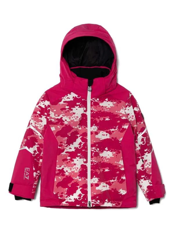 Emporio Armani Kids アブストラクト ジャケット | ピンク | FARFETCH JP