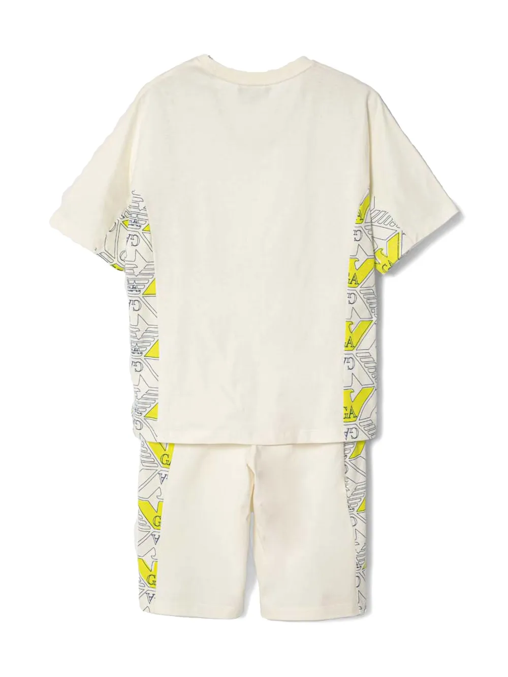 Emporio Armani logo-print tracksuit - Wit