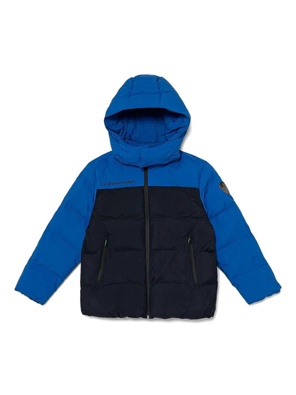 Emporio Ar i Kids Jack met capuchon Blauw