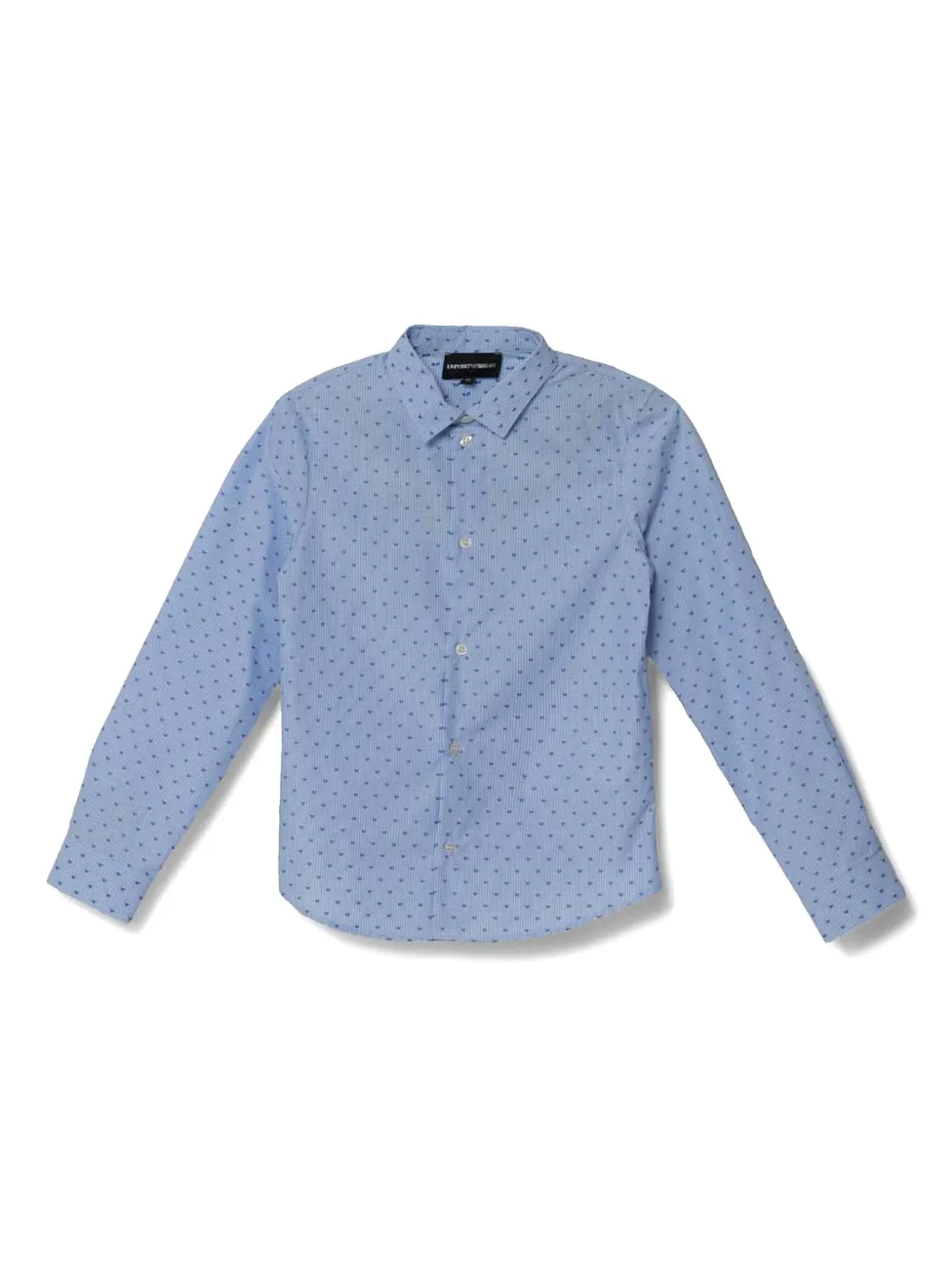Emporio Ar i Shirt met logoprint Blauw