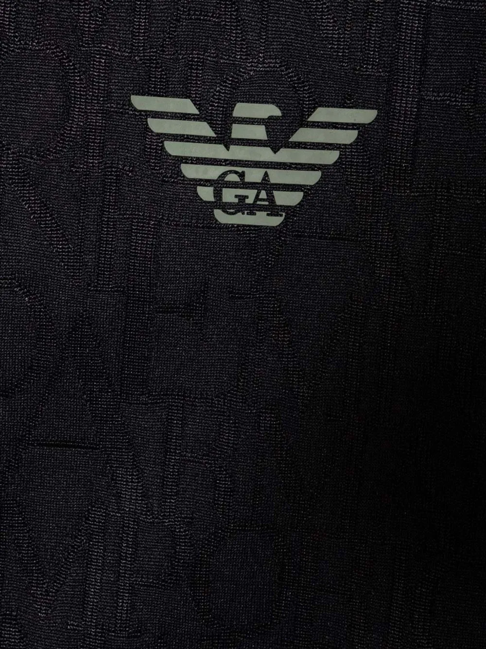 Emporio Armani Trainingsjack met rubberen logo Zwart