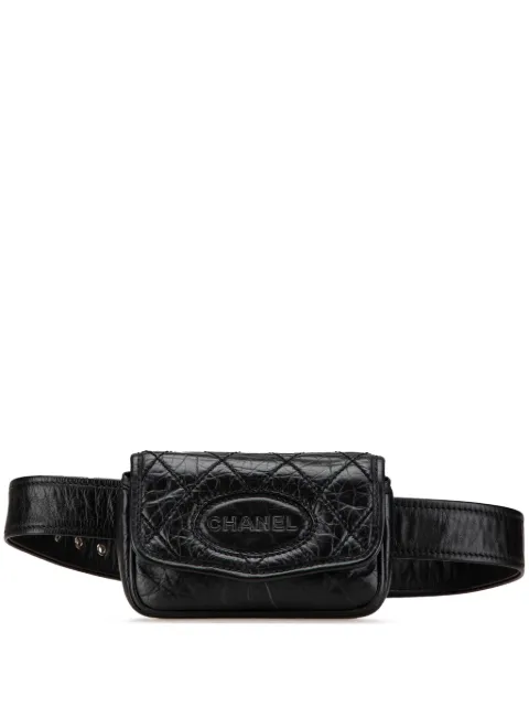 CHANEL Pre-Owned cangurera CC Aged Calfskin Logo Flap 2005-2006