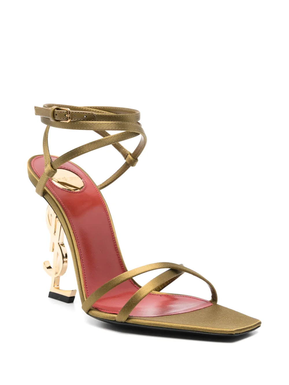 Saint Laurent 110mm Opyum sandals Green